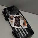 Onemake Suction Cup Shower Caddy, Suction Shower Shelf with Portable Hooks, Bath Organizer with Towel Bar for Bathroom Storage(Matte Black) (1-PACK)