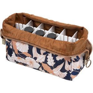 Essential Oil Carrying Case - Holds 18 Bottles (5mL-20mL, Also Fits for Roller Bottles), Travel Essential Oil Bag for Purse, Portable Organizer for Essential Oils and Accessories