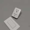 DEWENWILS Remote Control Outlet Wireless Wall Mounted Light Switch, Electrical Plug in On Off Power Switch for Lamp, Christmas Decoration, No Wiring, 100 Feet RF Range, ETL Listed, Programmable