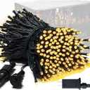 JMEXSUSS 250 LED Warm White Christmas Lights Outdoor Waterproof  91.5ft Twinkle String Lights Indoor Plug in with 8 Modes for Bedroom Wedding Party Tree Garden Patio Decorations