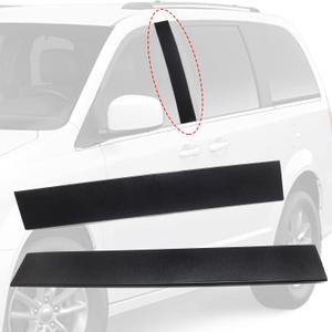 926-445 926-446 B Pillar Trim Door Molding for Front Passenger & Driver Side Windshield Outer Compatible with 2008-2016 Chrysler Town & Country 2008-2020 Dodge Grand Caravan Part# 5020664AA 5020665AA