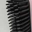 Go Brush Pro 2025 Hair Straightener Brush 300 Million Negative Ionic Portable Hair Straightener Comb for Women with 4 Temps Fast Heating MCH Ceramic Coating Smooth Frizz - Free Hair