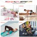 Renoj Resistance Bands for Working Out: 3-Set Professional Exercise Bands for Pilates, Yoga, Home Gym, Booty, Leg Training | Heavy/Medium/Light Fabric Loops for Women Men