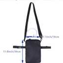 2 x Catheter Bag with Nylon Belt,Catheter Assistant Thigh Belt with Quick Release Buckle,Waterproof Oxford Cloth Material