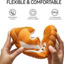 Barefoot Shoes Women Casual Sneakers,Wide Toe Box Shoes Women Zero Drop Barefoot Shoe Men,Minimalist Trail Running Shoe,Non-Slip Lightweight Breathable Comfortable Fashion Walking Hiking Shoes Unisex (Orange, XXL)