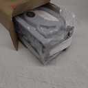 MoreFeel Collapsible Baby Bathtub for Newborn with Thermometer & 1 Hooded Towel & 1 Soft Floating Cushion, Portable Travel Bathtub with Drain Hole, Durable Foldable Baby Tubs for Infants to Toddler (Grey)