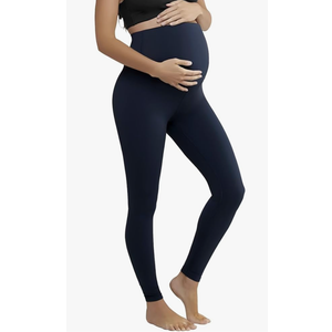 Hybrid & Company Women's Super Comfy Stretch Maternity Leggings Made in USA Size L