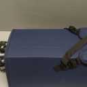 Docusvect Beach Chair with Canopy Shade - Canopy is the Backpack, Navy Blue