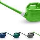 1 Gallon Watering Can, Garden Watering Can Outdoor, Plant Water Can with Removable Long Spout and Stainless Steel Sprinkler Head, Plastic Indoor Watering Cans for Gardening Flower Plants