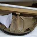 Half Moon Console Table with Drawer, Small Entryway Table, 31.5IN