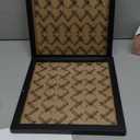 Picture Frames 10x10 Black Nature Solid Wood 2 Pack for Wall Mount and Tabletop Display