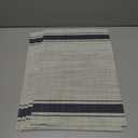 Placemats Set of 8 Vinyl/Plastic Woven Place Mats for Kitchen Table Indoor/Outdoor Washable Placemat Wipeable Dining Table Mats (Khaki Blue,8)