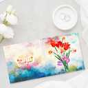 pigpigboss 12 Packs Butterfly Flower Birds Diamond Painting Greeting Cards Kit, Diamond Art Birthday Cards with Envelopes, Diamonds Dots Thank you Cards for Adult Beginner Holiday Blessing