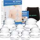 ELERA Silicone Cupping Therapy Set, Professionally Chinese Massage Cups for Cupping Therapy and Cellulite Reduction (7 Cups)