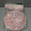 175 Pcs Pink Paper Plates and Napkins Set Include 9" Mothers Day Plates, 7" Dessert Plate Disposable Scalloped Tableware Serve 25 Guest for Wedding Baby Shower Bridal Shower Birthday Mother's Day
