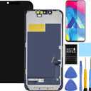 for iPhone 13 Mini Screen Replacement for iPhone 13mini Screen Replacement kit A2481 A2626 A2628 A2629 A2630 LCD Display digitizer Touch Screen Assembly with Repair Tools (Black)