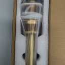 Beelee Bathroom Sink Drains Pop Up Drain with Overflow for Vanity Vessel Sinks Without Overflow, Antique Brass Finish,BLDW9440A