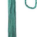 2 x Newrara Graduation Unisex Matte Adult Graduation Cap with Tassel (Green)