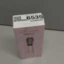 Youbella Cordless Hair Curling Iron Brush, Mini Travel Hot Straightener Comb, 3-in-1 Portable Wave Curling Wand, 1.5 Ionic Heated Brush, USB Rechargeable Hair Curler, Pink  No Automatic Rotation