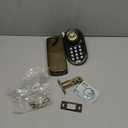 MiLocks DF-02AQ Electronic Keyless Entry Touchpad Deadbolt Door Lock, Antique Brass