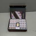 Yellow Mountain Imports Chinese Mahjong Set  Rouge Oasis  146 Small Tiles for Chinese-Style Play []