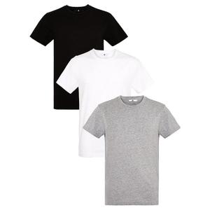 Huukeay Mens T Shirts Black White Grey 3 Pack XL, Black, White, Grey