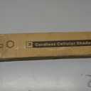 Cellular Blinds Cordless Blackout Honeycomb Shades Fabric Window Blinds 34" W x 64" H, Ivory Beige(Blackout)