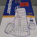 Acquaer 1HP Sump Pump 4948GPH Submersible Drain Pump with Automatic Float Switch, Remove Clean/Dirty Water for Basement, Hot Tub, Pools, Garden Pond