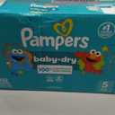 Pampers Diapers - Baby Dry - Size 5, 132 Count, Absorbent Disposable Infant Diaper (Packaging May Vary)