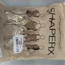 SHAPERX Women's Shapewear Bodysuit Tummy Control Seamless Zip-Up Body Shaper Waist Defining Silhouette, L/XL