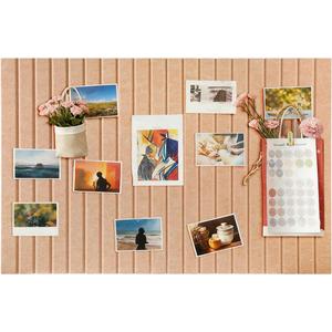 20x28 inches Large Felt Bulletin Board 0.35in Thicker, Cork Board with Safe Removable Nano Self-Adhesive Tabs, Wall Felt Board for Bedrooms, Living Rooms, Offices, Flower Shops - Dark Camel
