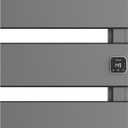 Electric Towel Warmer, Wall Mounted Heated Towel Rack for Bathroom
Timer & Temperature Control, Fast Heat Towel Dryer, Plug-in or Hardwired, Wall-mounted with Right Wiring, 3 Panel, Gray, Alu