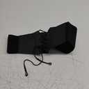 JASGOOD Wide Elastic Corset Belt for Women Vintage Lace-up Tied Waspie Waist Belt for Dress (Fits Waist 34''-37'')
