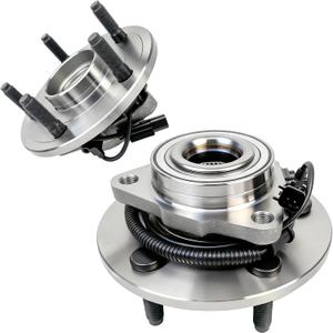 2Pcs 515126 Front Wheel Bearing Hub Assembly Compatible with Dodge Ram 1500 2009 2000 2010, Ram 1500 2011, w/ABS, 5 Lug