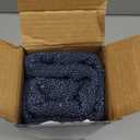 MIULEE Textured Boucle Throw Pillow Cover Navy Blue Accent Solid Eruo Sham Pillow Case Decorative Soft Pack of 1 Couch Cushion Chair Sofa Bedroom Livingroom Home Decor,24x24 Inch