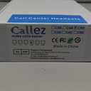 Phone Headset with Microphone Noise Cancelling & Volume Controls, 2.5mm Office Telephone Headphone for VTech Panasonic KX-TGE633M TGF352N Cisco SPA504G 508G AT&T ML17929 RCA Cordless Landline Phones (Black)