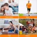 Striped Socks Tube Socks Retro Style Colorful Crew Funny Sock (Medium, Multicolor 14)