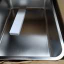 Kirecoo Stainless Steel Cat Litter Box XL- Metal High Sided Cat Pan, Large Stainless Steel Box, Indoor Litter Tray, Non Stick, No Smell, Easy to Clean, Pet Toilet Supplies for Kitten, Kitty, Rabbit