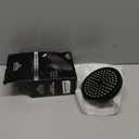 Rainfall Shower Head - 6" High Pressure Shower Heads - 2.5 GPM Shower Heads with Anti-Clog 90 Rubber Jets - 360 Rotation Adjustable Shower Head - Rustproof Bathroom Shower Head (Black)