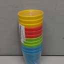 Kids Cups - Set of 12, 8 Oz Plastic Cups Reusable - Dishwasher Safe - BPA-Free for Kids & Toddler