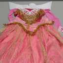 JerrisApparel Girls Pink Princess Costume Halloween Cosplay Party Dress up, Size 100