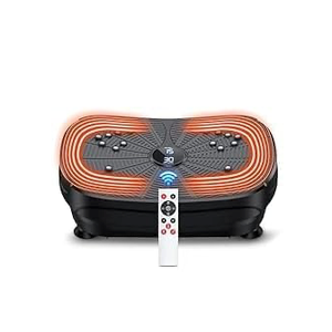 Vibration Plate Exercise Machine, LERTIN Compact Portable Full Body Vibration Platform for Lymphatic Drainage