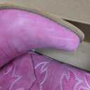IUV Cowboy Boots For Women Knee High Western Cowgirl Boots Snip Toe Side Zipper Chunky Heel, Size: 7.5