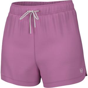 HUK Womens Pursuit Volley Short, Quick-Dry Fishing Shorts for Women (Small, Ultra Pink)