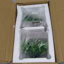 MyGift Decorative Bookends, Heavy Duty Book Ends with Artificial Green Grass Plants, Book Stands for Office Desktop, Bookshelf, Modern Gray Concrete L-Shaped