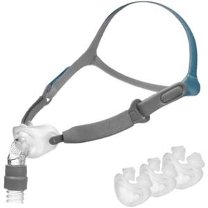 3B Medical Rio II Nasal Pillow Mask Starter Pack (Small, Medium, Large), Clear