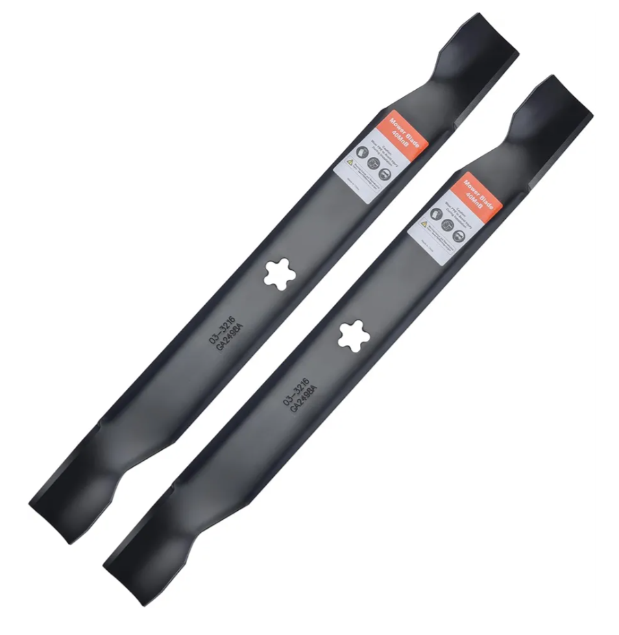 42 Inch Mower Blades for Craftsman LT1000 LT2000 T110 YT3000 532138971 Poulan Pro 42" Deck Riding Mower Lawn Tractor (5 Point Star)