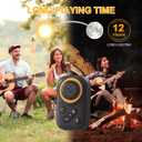 Wearable Bluetooth Speaker, Bluetooth 5.4 Clip On Wireless Speaker with Mic, TWS Function, 12Hrs Playtime, IPX5 Waterproof, Mini Portable Speakers for Outdoor Working, Biking, Running