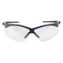 MAGID Y777MBGY Gemstone Y777 Wraparound Safety Glasses, Standard, Black Metallic Nylon Frame (One Pair)