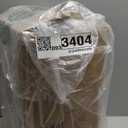 PoKat Farmhouse Table Lamps Set of 2 for Living Room, 27'' Tall Retro Ceramic Bedside Lamps with Linen Lampshade for Bedroom, Vintage Wood-Like Rustic Nightstand Lamp Office Sideboard Hallway (Brown)